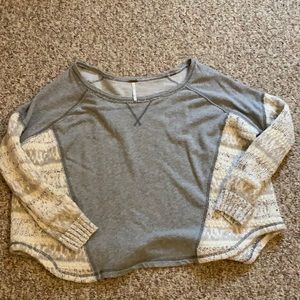 Free People M sweatshirt/sweater boatneck top